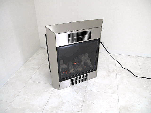 【現状品】北米HarrisSystems「HE460MP」電気暖炉インサート マントル用ビルトインヒーター 電気ファンヒーター　疑似炎演出 120V 海外仕様