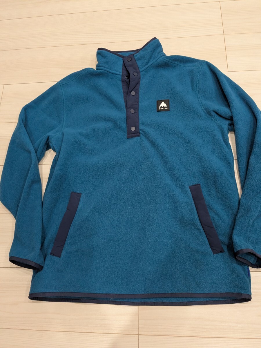 BURTON Hearth Fleece バートン フリースプルオーバージャケット ブルー POLARTEC