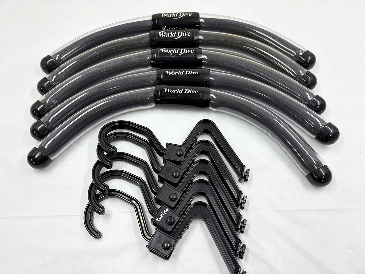 WorldDive ワールドダイブ クイックハンガー ドライスーツ用ハンガー 5本セット ダイビング 2FG4Q