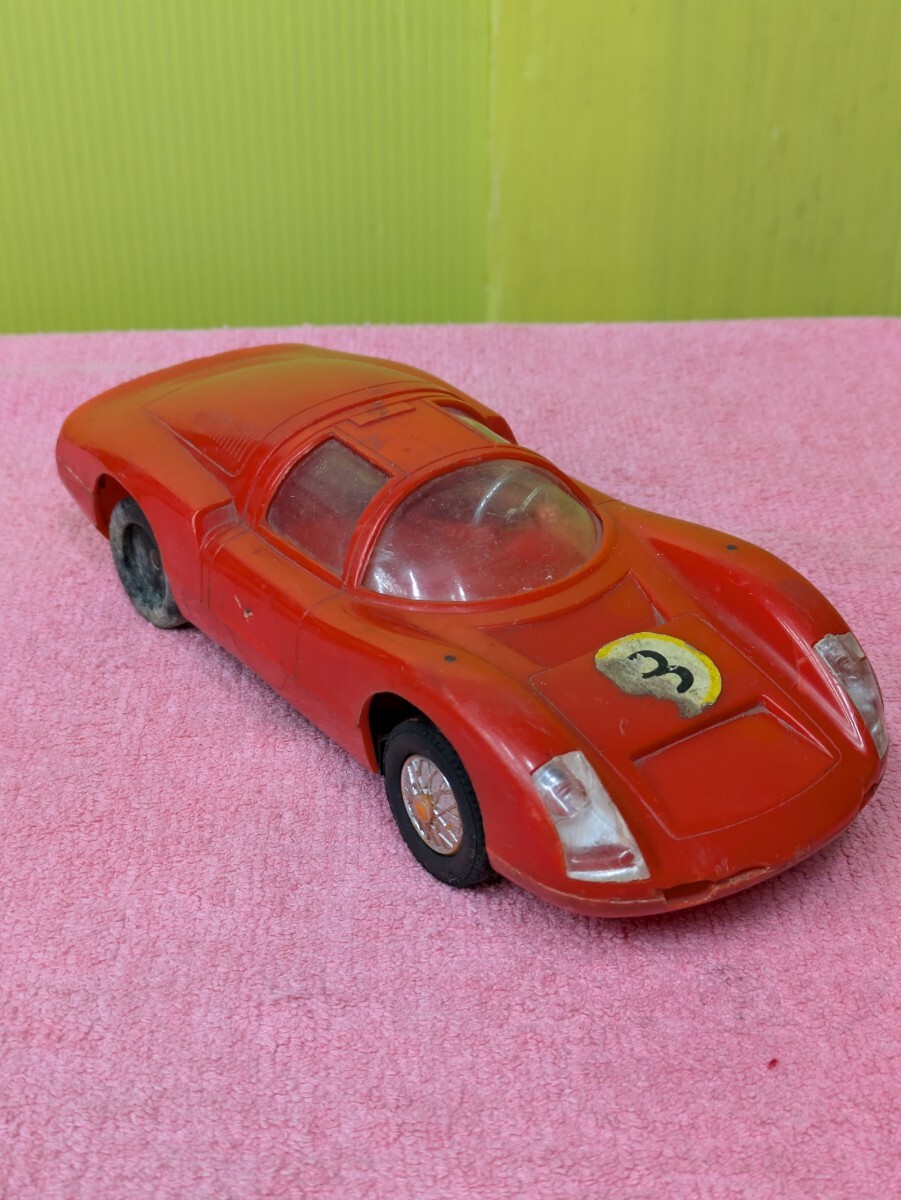 年代物 アサヒ玩具 プラ製 ヴィンテージミニカー ジャンク扱い 中古現状品 ASAHI Go-Go Moter MADE IN JAPAN 昭和レトロ 当時物 オブジェ