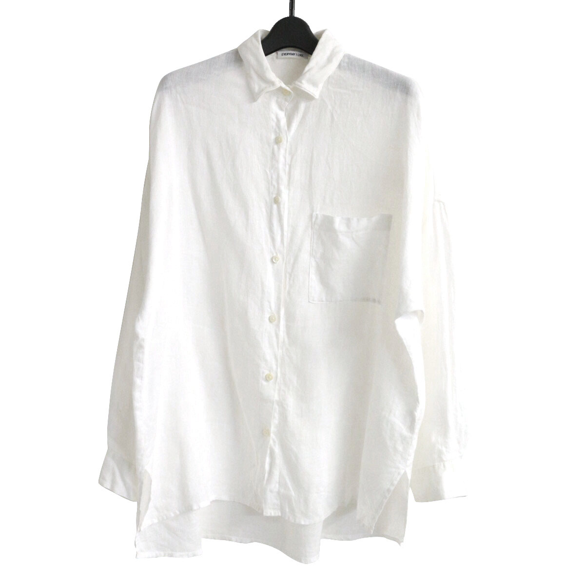 EVERYDAY I LIKE. / Deuxieme Classe 22SS Linen Wide SH リネンワイドシャツ 22050500802010 エブリデイアイライク ドゥーズィエムクラス