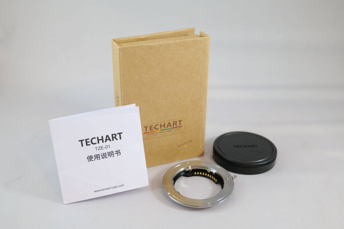 【ほぼ未使用】 TECHART TZE-01 テックアート 電子マウントアダプター ソニーE マウントレンズ → ニコンZマウント変換 元箱付 【A0043】