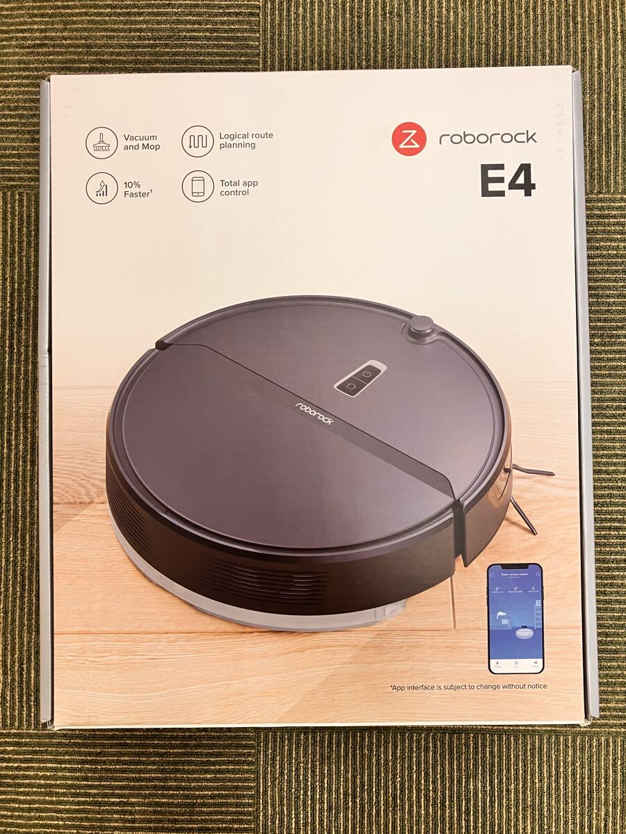 1円〜/未使用品/Roborock ロボロック/ロボット掃除機/E4/E452-04/お掃除ロボット