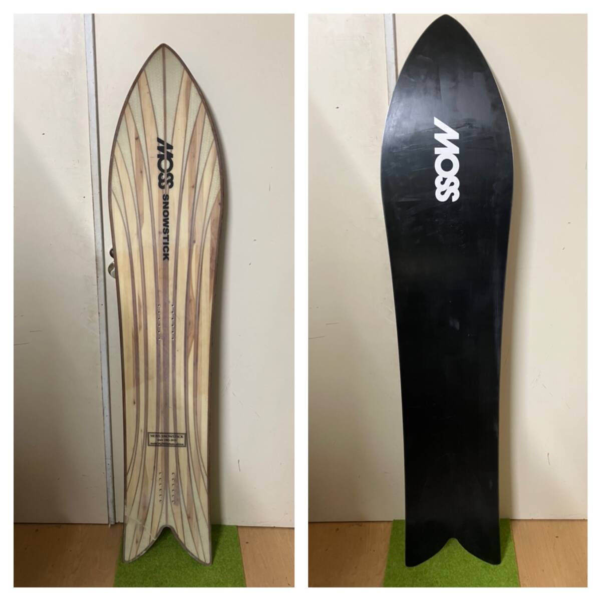 MOSS SNOWSTICK PQ54 fish bone モス スノースティック フィッシュボーン スノーボード板