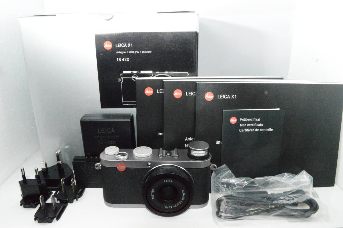 #a2779【外観美品】 Leica ライカ X1 スチールグレー
