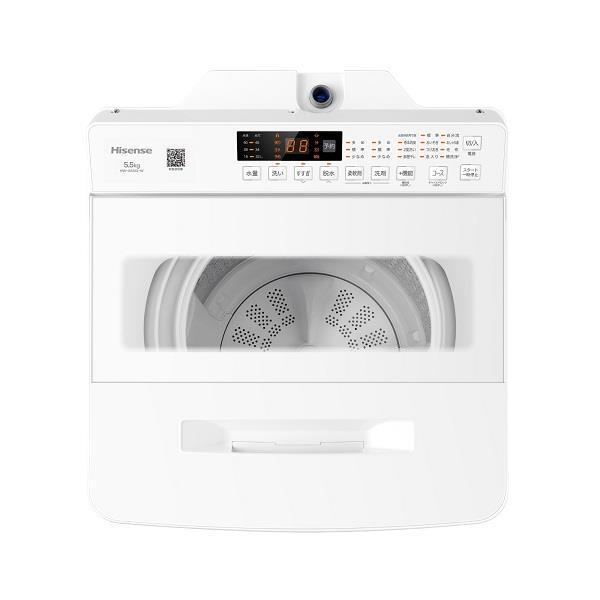 新品☆ハイセンス 5.5kg 全自動洗濯機（ホワイト）Hisense　送料無料17