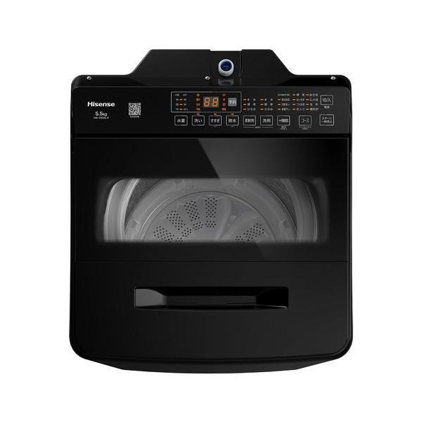 新品☆ハイセンス 5.5kg 全自動洗濯機（ブラック）Hisense　送料無料18