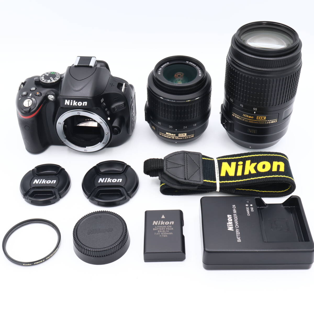 【シャッター回数：2811回】Nikon ニコン デジタル一眼レフカメラ D5100 ダブルズームキット D5100WZ　#260118_2141130