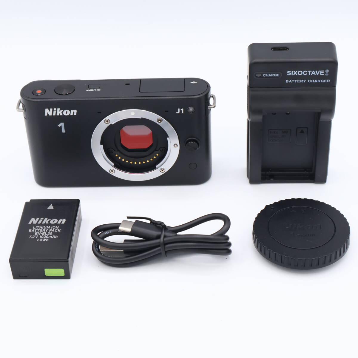 【シャッター回数：449回】Nikon ニコン ミラーレス一眼カメラ Nikon 1 (ニコンワン) J1 (ジェイワン) ボディ ブラック #260109_21006100