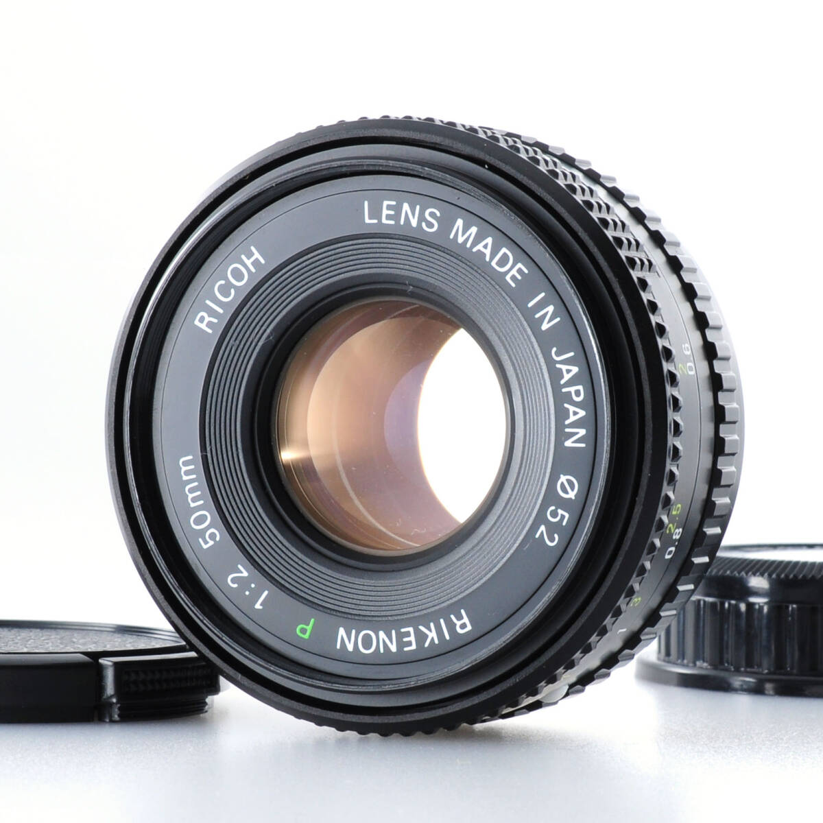 ごく薄っすらくもりあり【リコー】RICOH RIKENON P 50mm F2 Kマウント 標準単焦点レンズ #R646