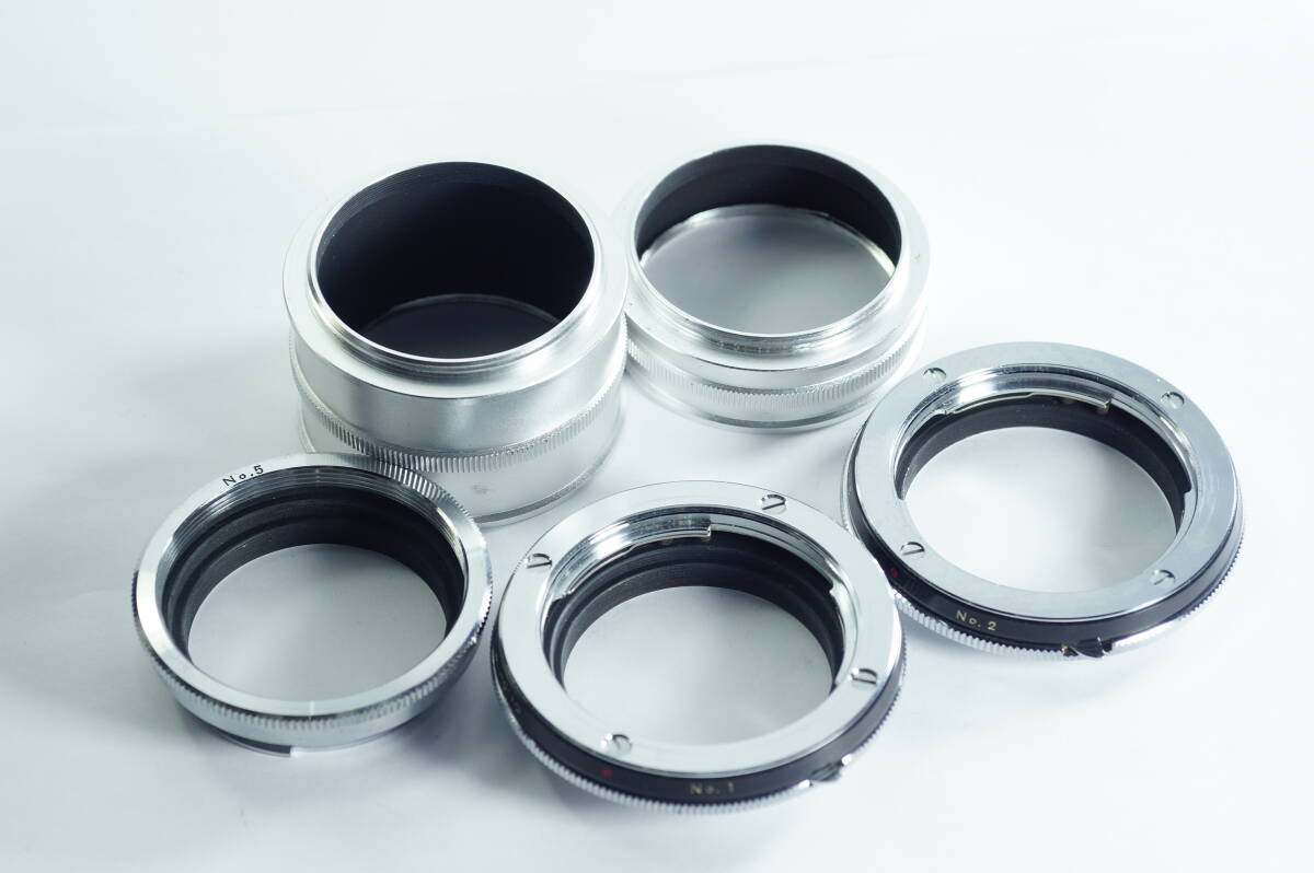 6A キレイ　minolta ミノルタ　SR（MC.MD）マウント用 エクステンションチューブセット 中間 接写 リング EXTENSION TUBE