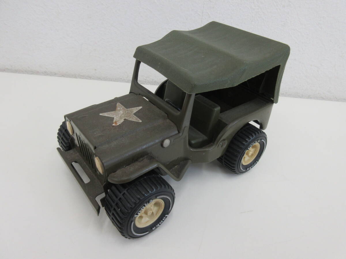 TONKA　JEEP　トンカ社　ジープ　米軍　ブリキ　ミリタリー　ヴィンテージ　アンティーク　US ARMY