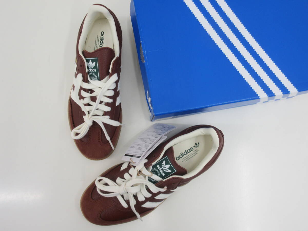 未使用品　adidas　アディダス　SAMBA OG　サンバ　JR0892　24cm　ブラウン　スニーカー