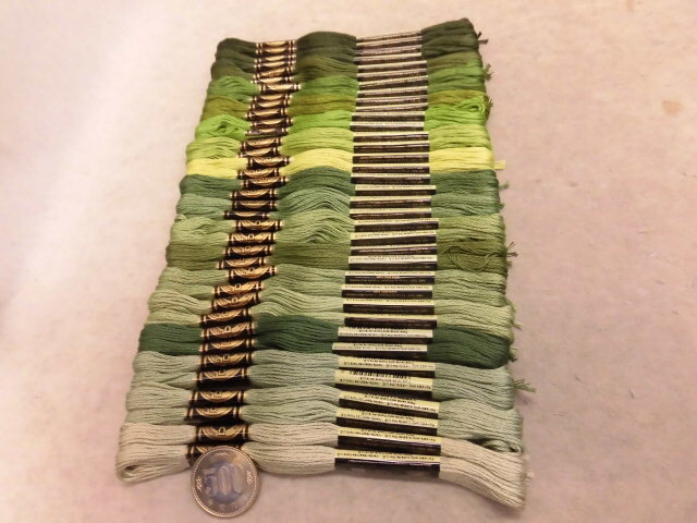 ☆刺繍糸☆刺しゅう糸17N31W☆ＤＭＣ２５番１３☆３６本