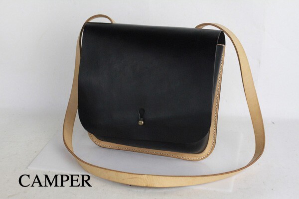 CAMPER ハンティング型 レザー ショルダーバッグ カンペール メンズ レディース バック アメカジ 古着 HERZ ヘルツ BREE ブリー ゴローズ