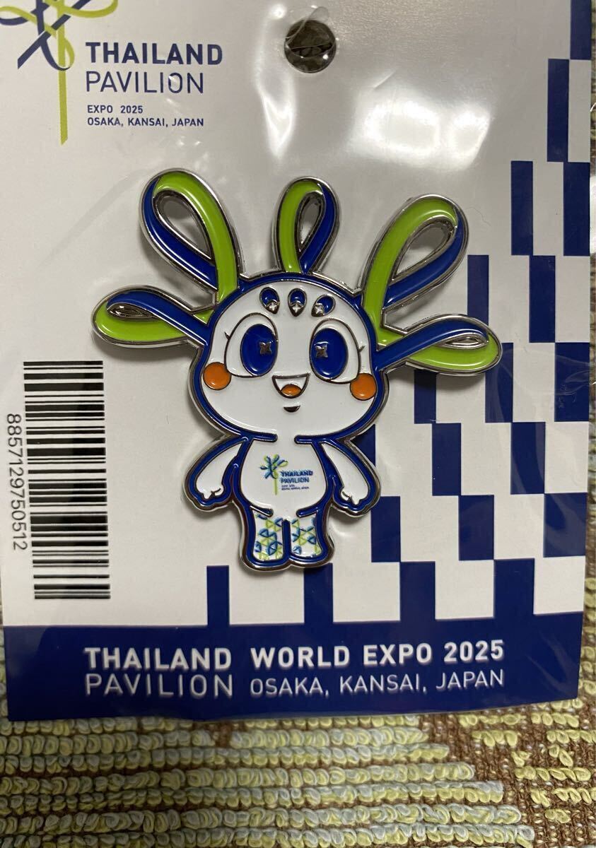 大阪関西万博 ピンバッジ タイパビリオン EXPO2025 バッジ　記念品　コレクション　プレゼント　土産　海外　タイランド　キャラクター