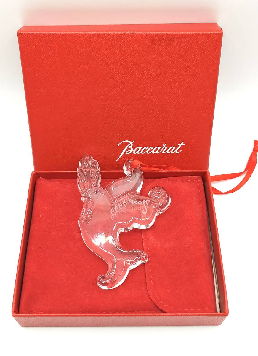 バカラ/Baccarat クリスマス オーナメント Noel ノエル　鳩　 1999年 箱・内袋あり