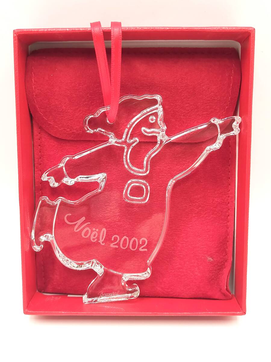 バカラ/Baccarat クリスマス オーナメント Noel ノサンタクロース 2002年 箱・内袋あり