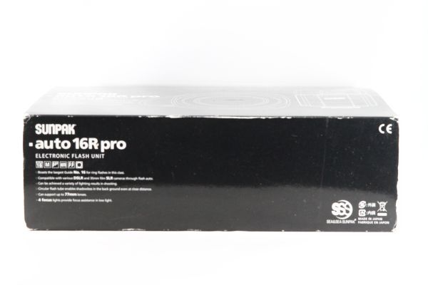 ★訳あり品★サンパック SUNPAK auto 16R pro ストロボ★外観超極上 元箱付★106750