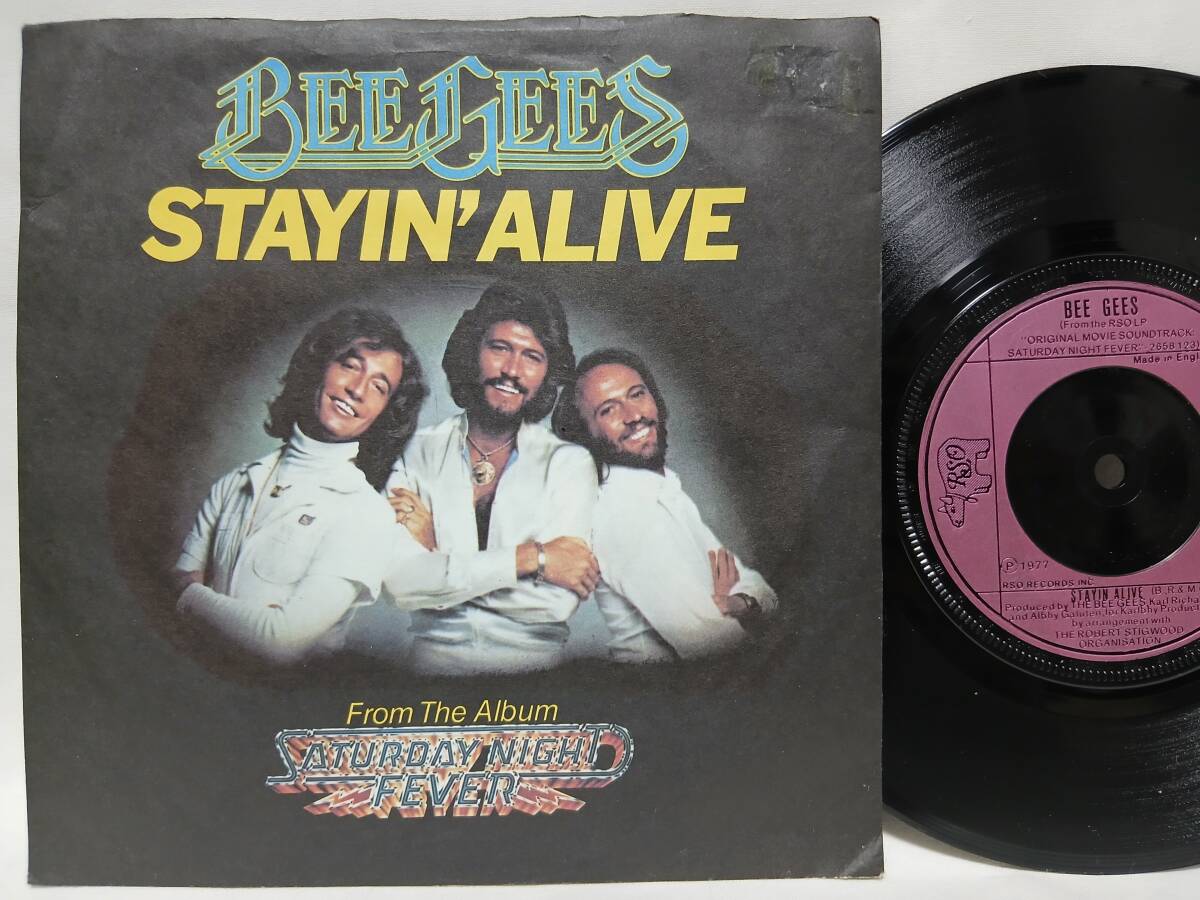 ▲英シングル▼BEE GEES▲STAYIN' ALIVE▼