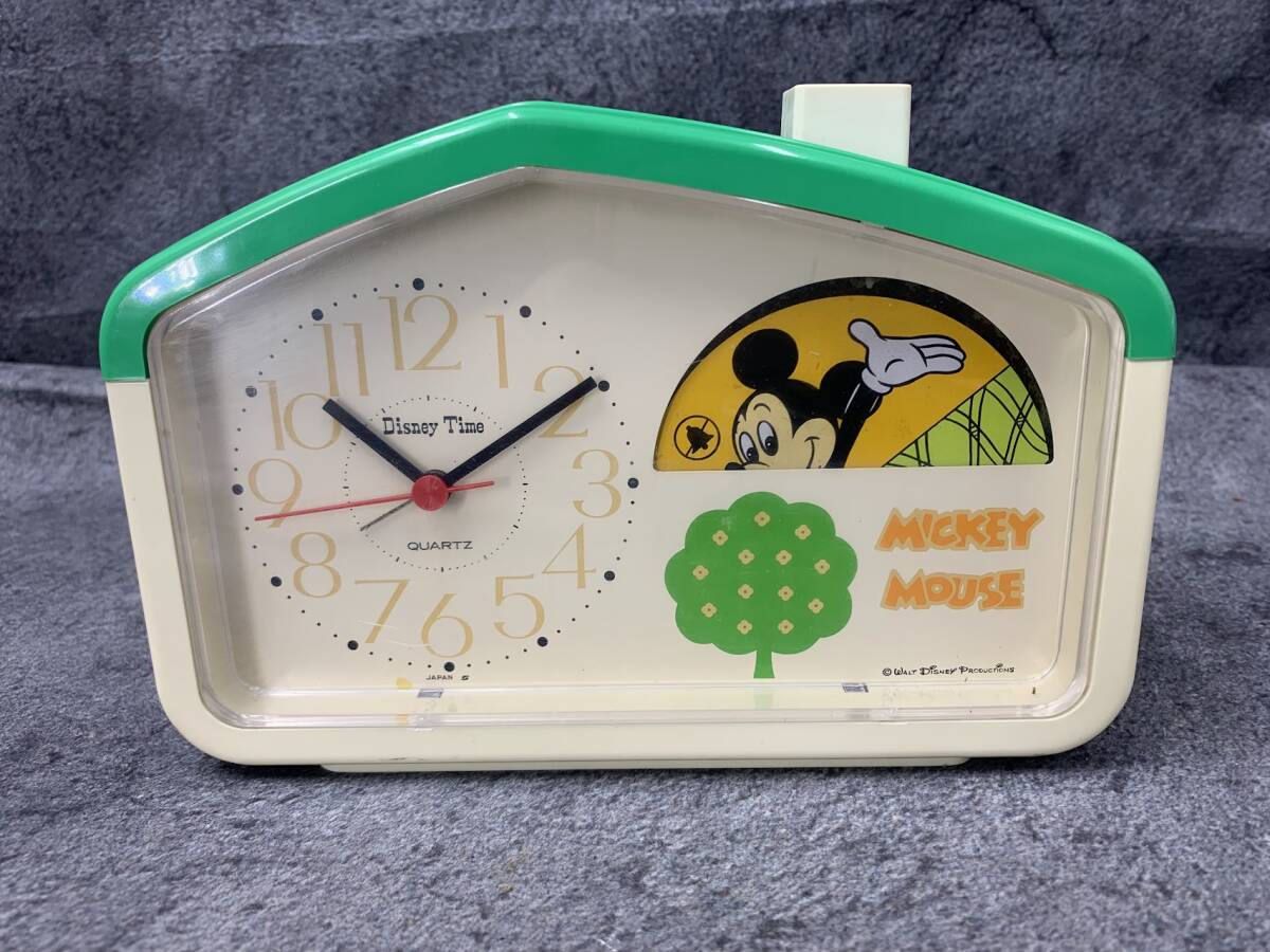 【 昭和レトロ DISNEY ミッキーマウス 目覚まし時計 】ディズニー 時計 コレクション インテリア