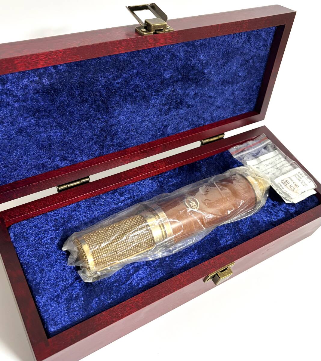 【ジャンク/ビンテージ】BLUE リボンマイク WOODPECKER ウッドペッカー コンデンサーマイク ブルー Microphone I260218