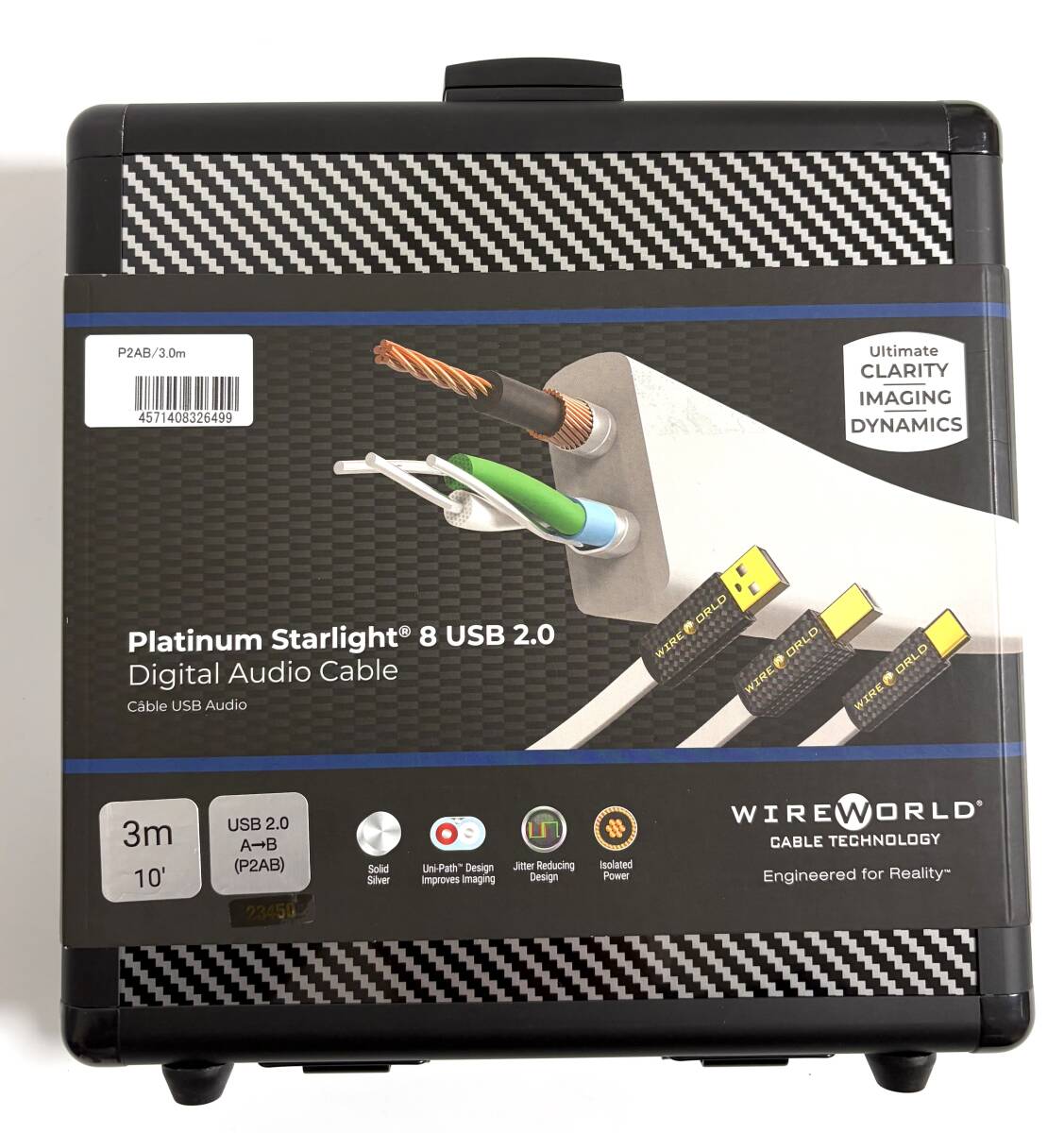 ★新品未開封品★ 3.0m ワイヤーワールド WIREWORLD Platinum Starlight 8 USB 2.0 USBケーブル TypeA-TypeB P2AB デジタルケーブル 260225