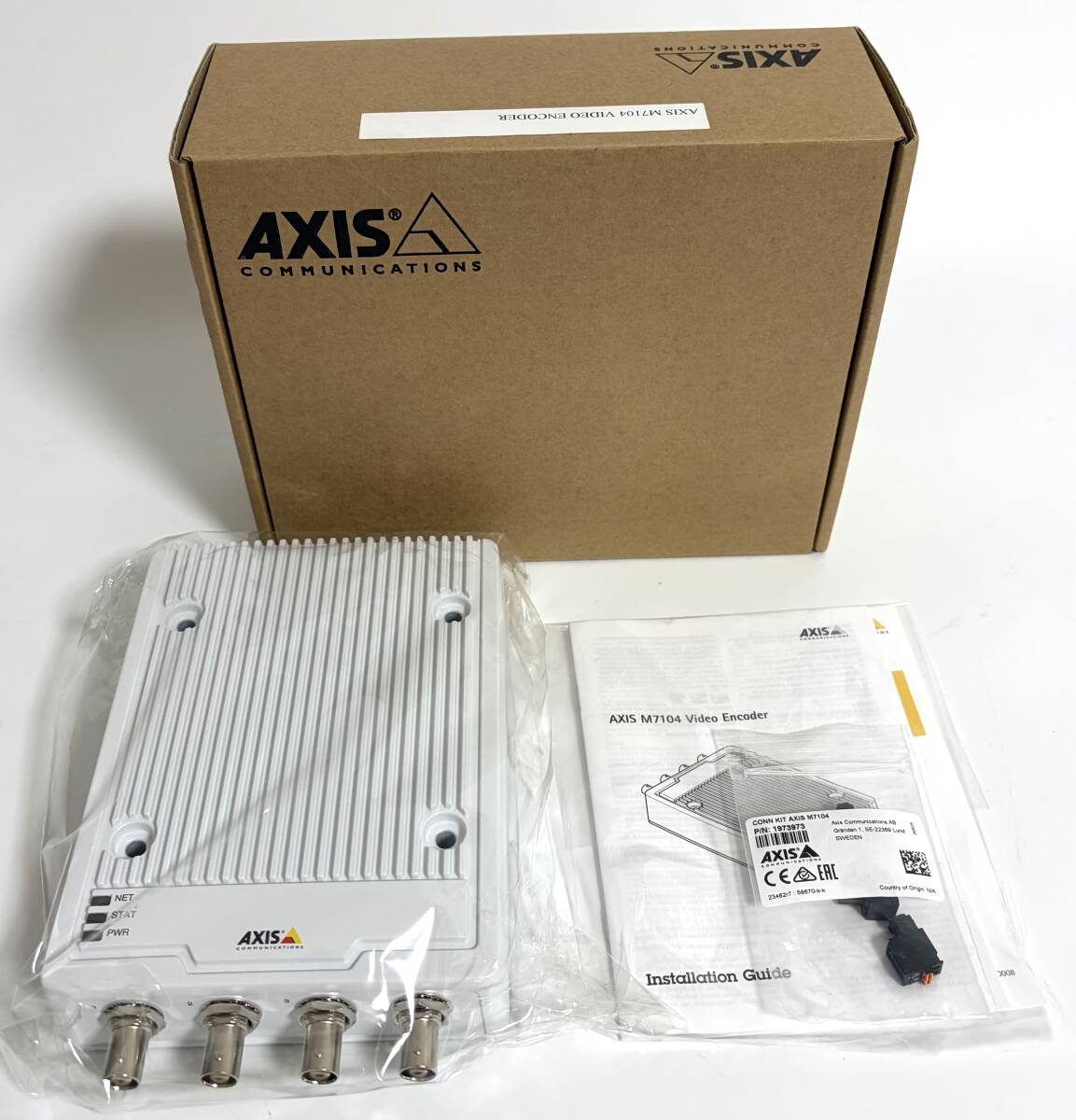 【動作未確認】AXIS アクシス M7104 ビデオエンコーダー VIDEO ENCODER Zipstream 防犯カメラ 監視カメラ I260204