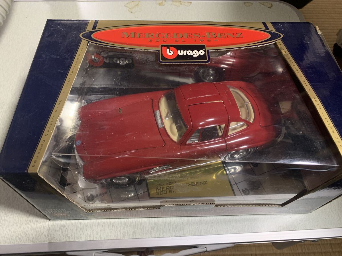 BBURAGOブラーゴ 1/18 MERCEDES-BENZベンツ 300SL 1954 ガルウインク レッド 18スケール