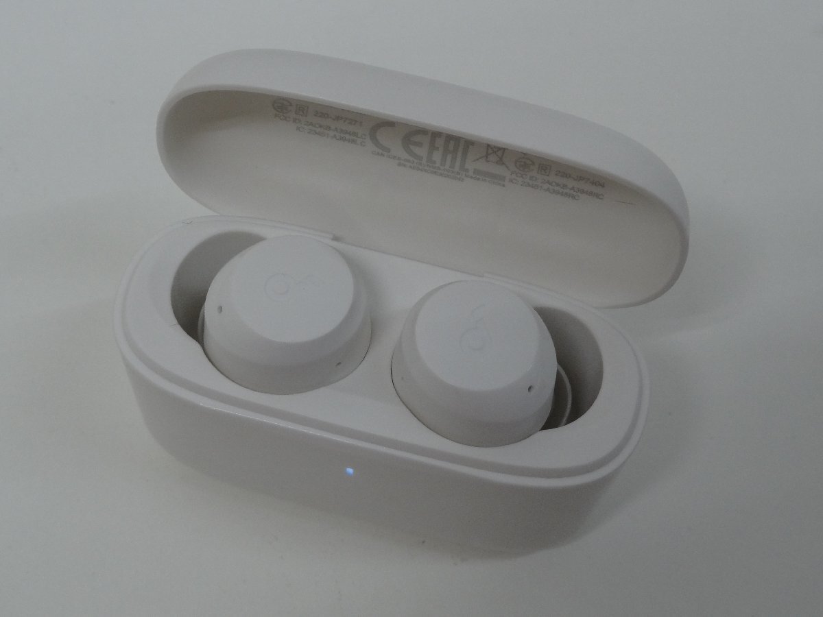 テ■/Zこ0143　 アンカー Anker ワイヤレスノイヤホン Soundcore A25i 音出しOK ジャンク 保証無