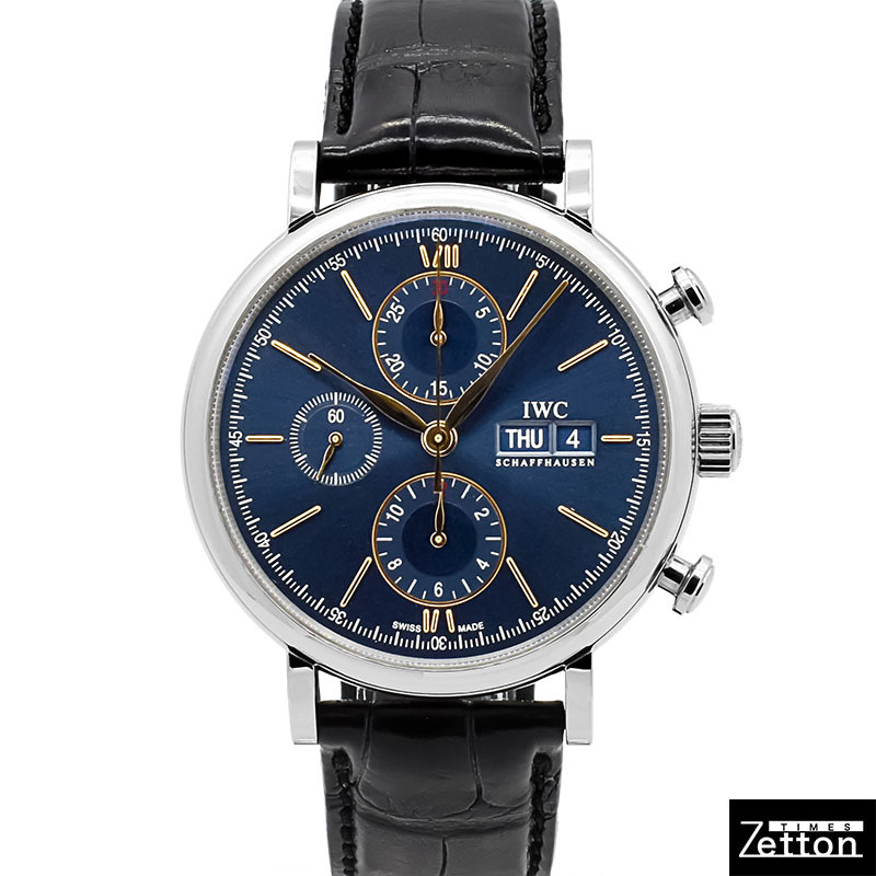【国際保証書有り】IWC ポートフィノ クロノグラフ IW391036 メンズ USED 中古