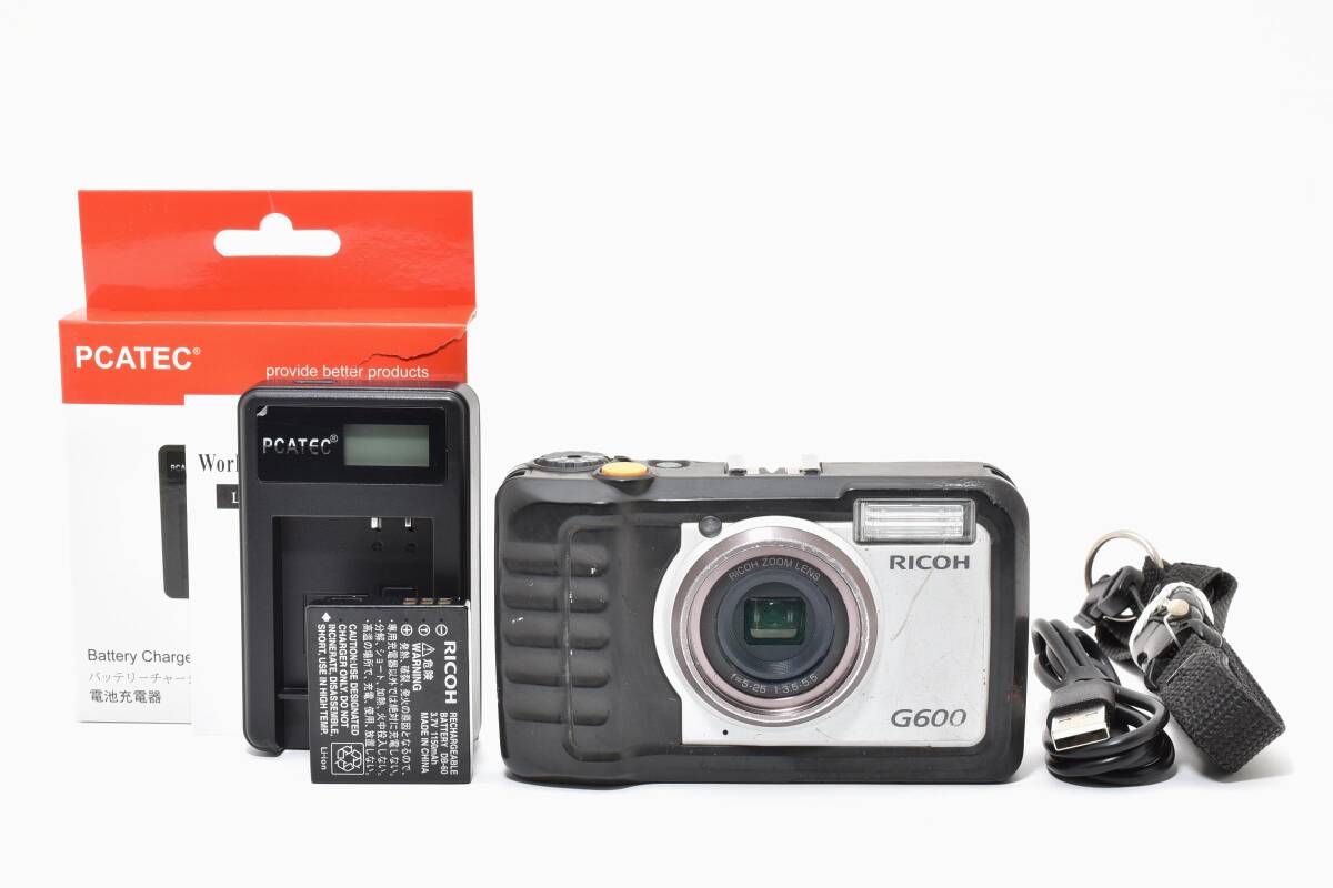 リコー　RICOH G600 【防水カメラ・動作良好】M260209#A-59