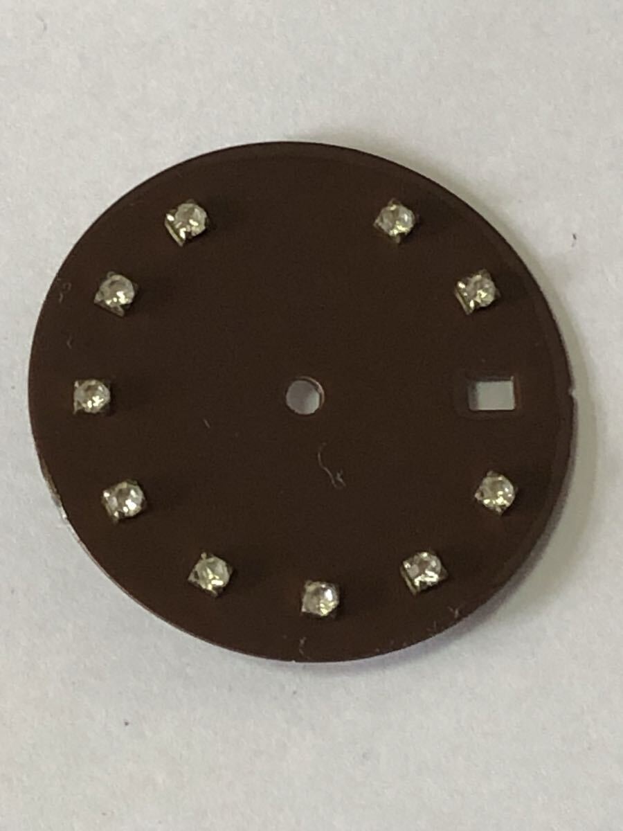 29mm 時計の地盤　　塗装途中ジャンク文字盤　腕時計　作製途中　ジャンク