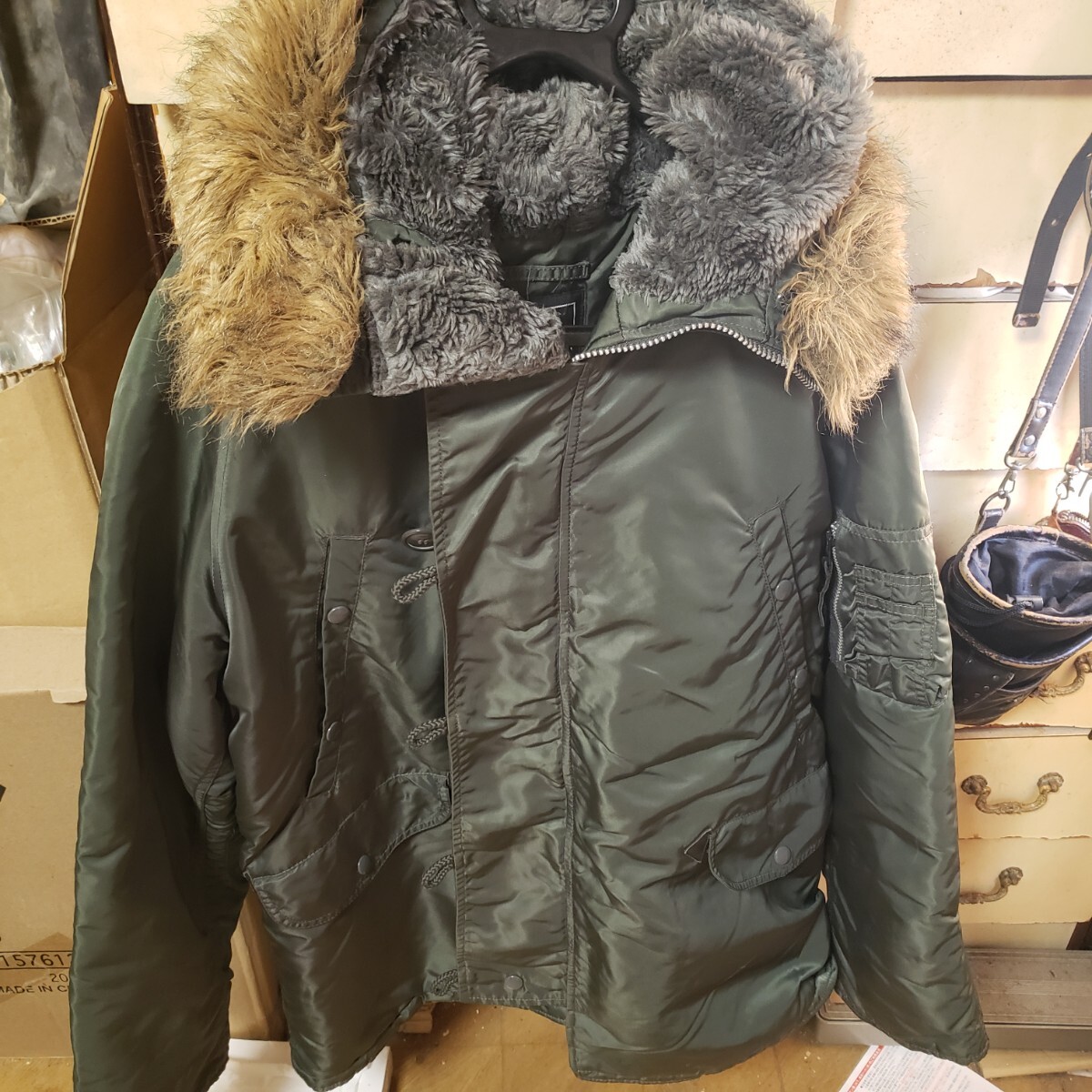 ALPHA INDUSTRIES アルファ インダストリーズ N-3B ファー着脱可 サイズM(検 REALMcCOY'S リアルマッコイズ BUZZRICKSON'S バズリクソンズ