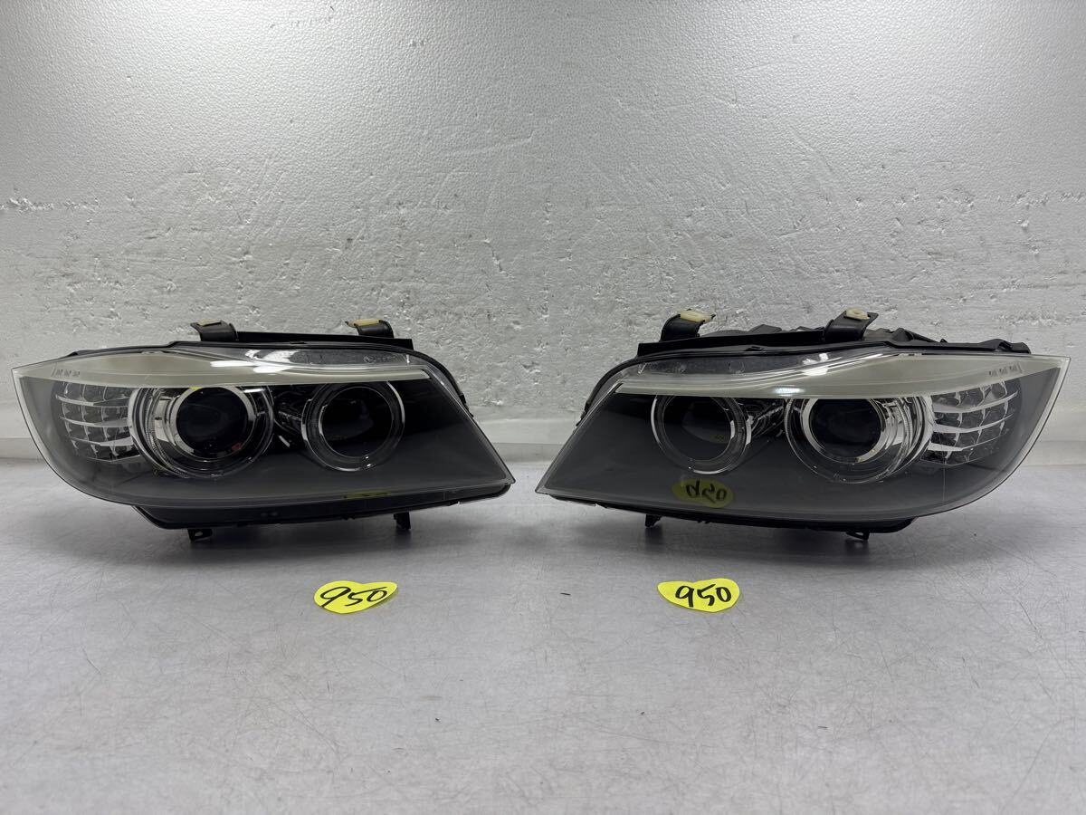 BMW 3シリーズ E90 E91 後期 LCI 320i HID ヘッドライト ヘッドランプ 白リング 左右 63.11-7 202 586.9 PG20 US20 325 (950)