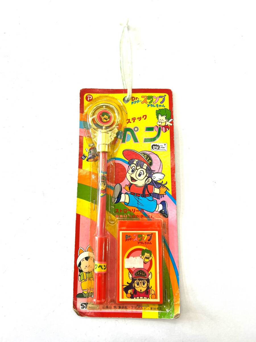 □【未開封】 ポピー Dr.スランプ アラレちゃん ステックペン スティックペン ペン 鳥山明 昭和レトロ 当時物 ビンテージ 現状品