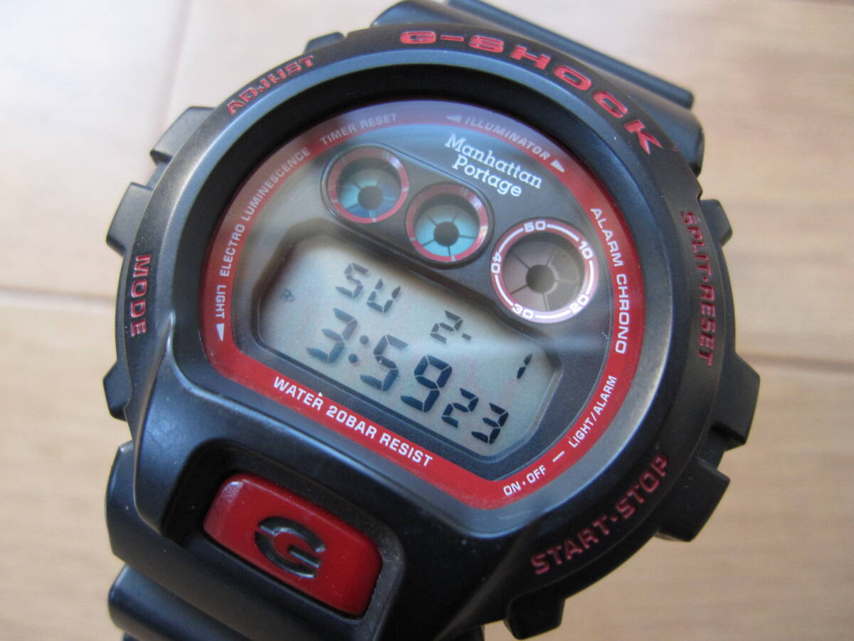 程度良好　G-SHOCK　DW-6900FS　カシオ×マンハッタンポーテージ　コラボレーションモデル　動作確認済 
