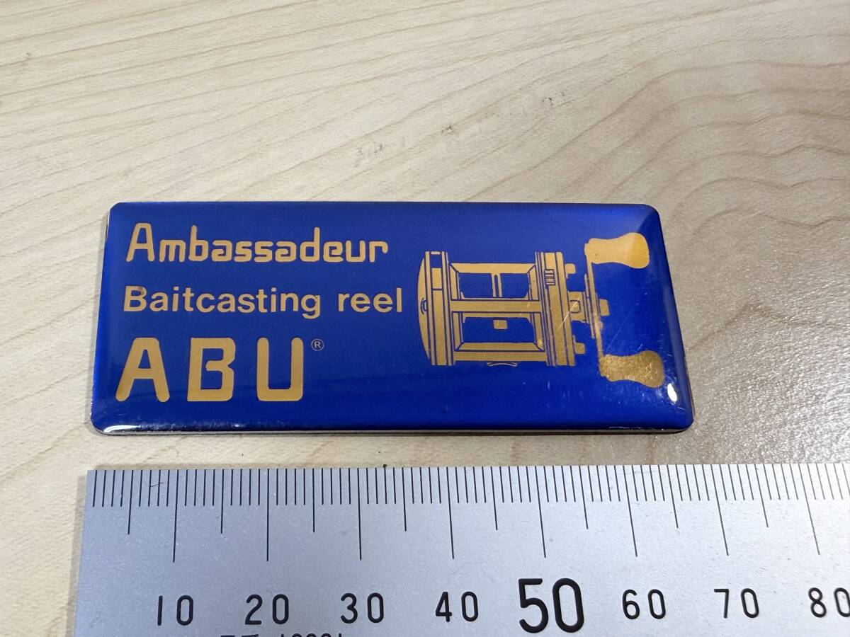 アブガルシア Abugarcia アンバサダー Ambassadeur ロゴプレート ABU オールドモデル