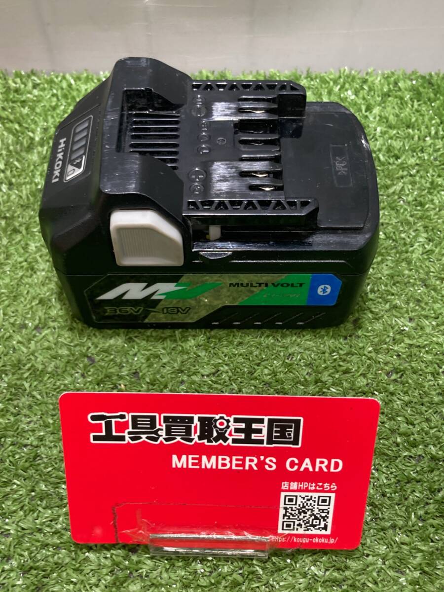 【中古品】【0931】★HiKOKI(日立工機) 36v2.5Ah Bluetoothマルチボルトリチウムイオン電池 BSL36A18B (0037-5632)　ITA9P6XF5J9C