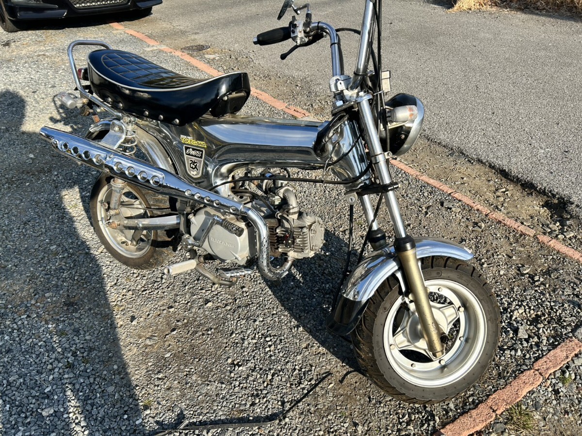 ホンダ　ダックス50　アメリカンダックス　メッキダックス　 HONDA エンジン実働 レストアベース
