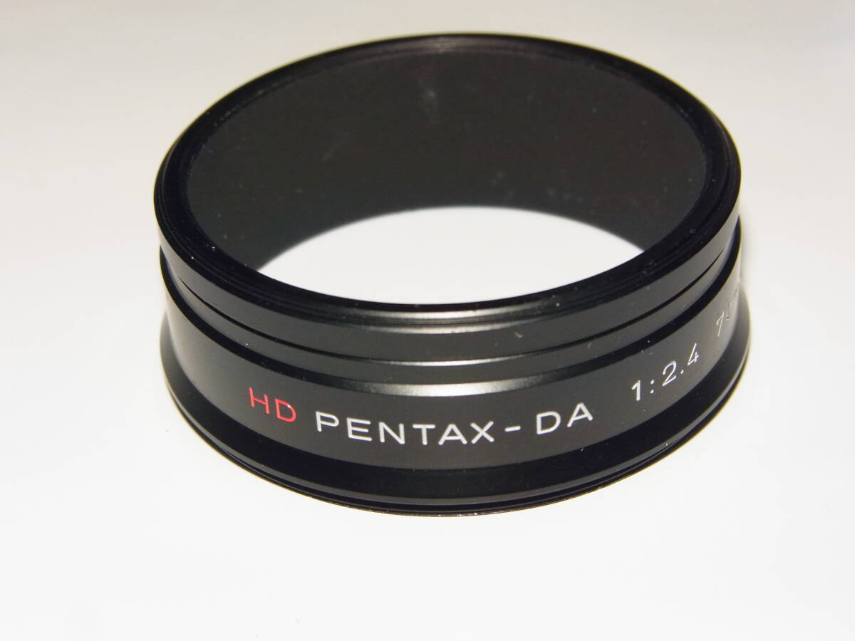 ペンタックス　DA　70ｍｍ2.8　Limited　MH-RF49mm　フード　ブラック