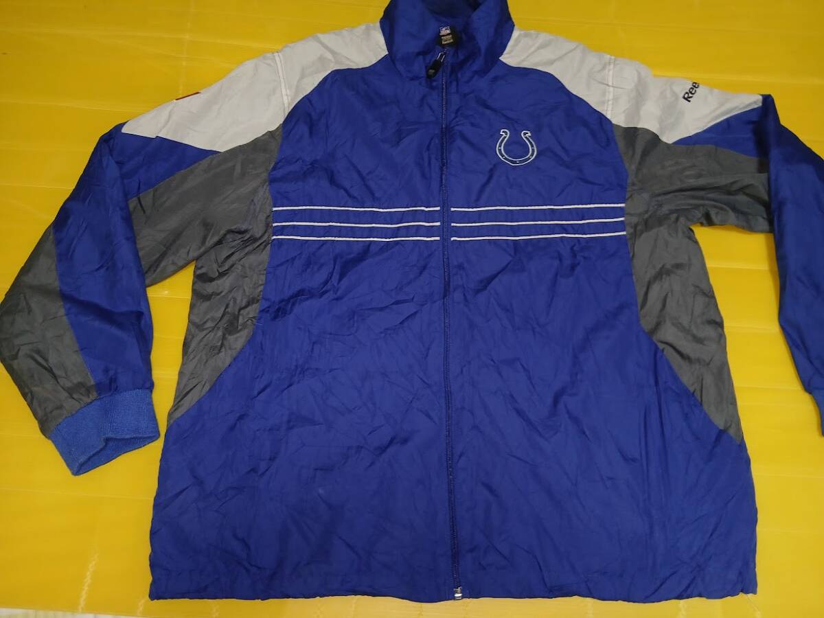REEBOKリーボック製 NFL インディアナポリス・コルツ ウインドブレーカー