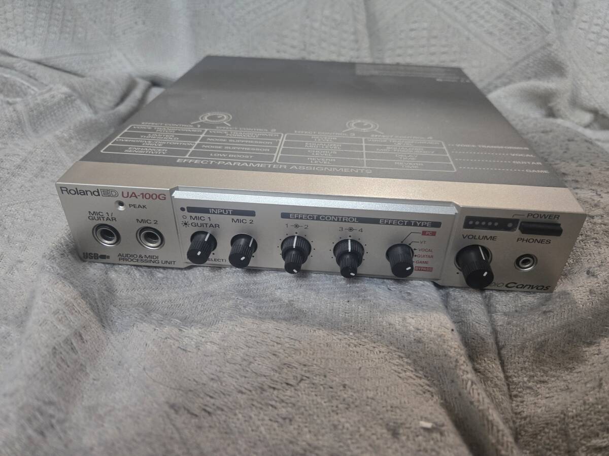 Roland ED UA-100G AUDIO&MIDI PROCESSING UNIT ローランド オーディオキャンバス ■ma2
