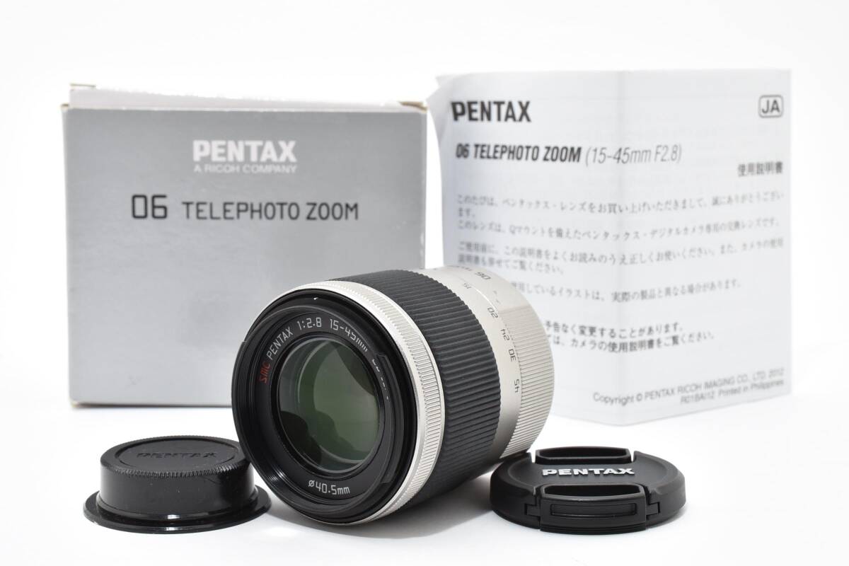 ■ 特上美品 ■ ペンタックス　PENTAX 06 TELEPHOTO ZOOM 1:2.8 15-45mm 《動作確認済・付属品多数・すぐに使えます！》 レンズ #A0885-08F