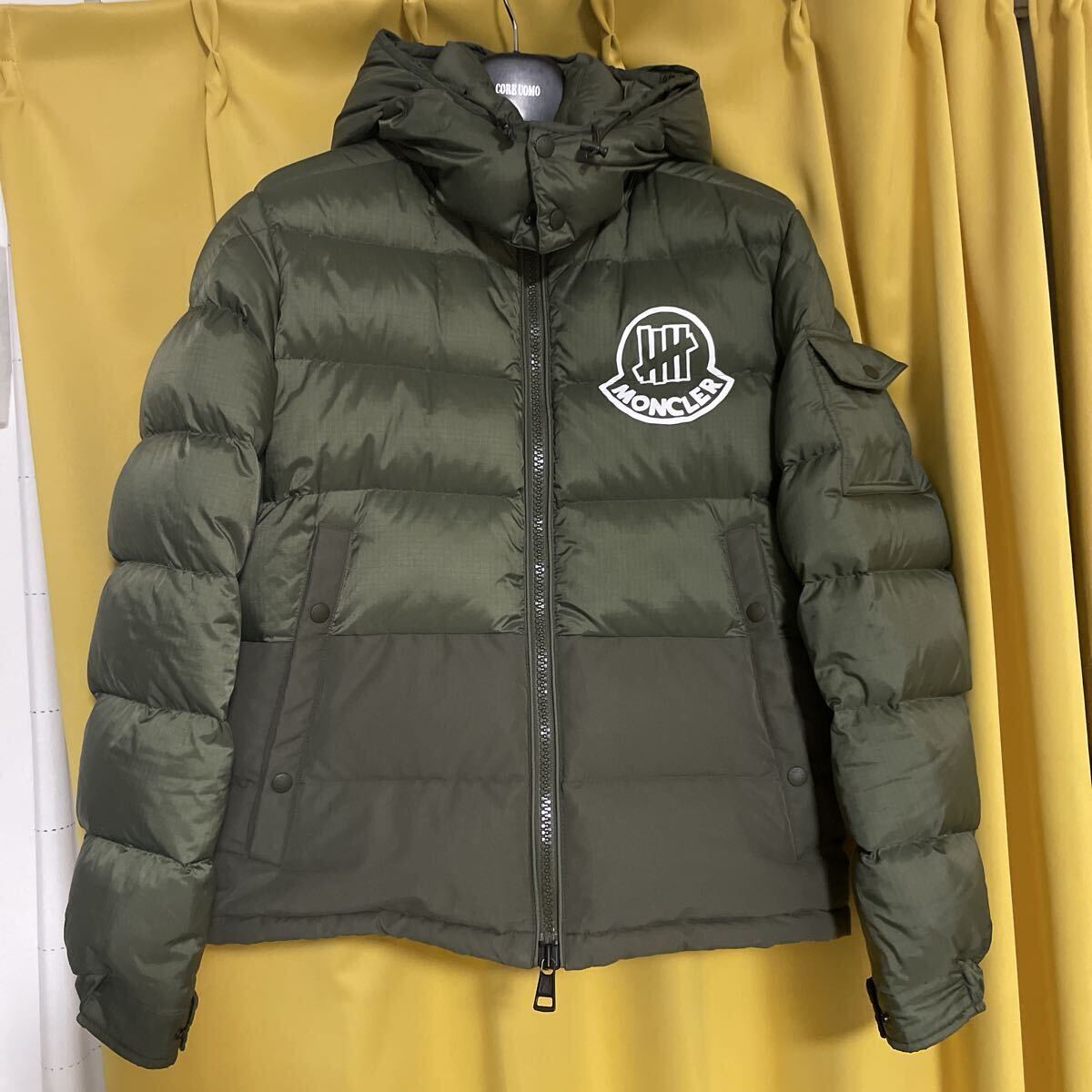 着用回数数回 ジーニアス 2 モンクレール 1952 × アンディフィーテッド カーキ アレンスキー ダウンジャケット MONCLER
