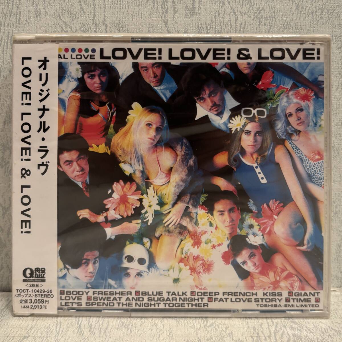 ◇プロモ!未開封!2CD◇Original Love オリジナル・ラヴ/LOVE! LOVE! & LOVE! TOCT-10429/廃盤 1998年 SEALED Promo 田島貴男 渋谷系