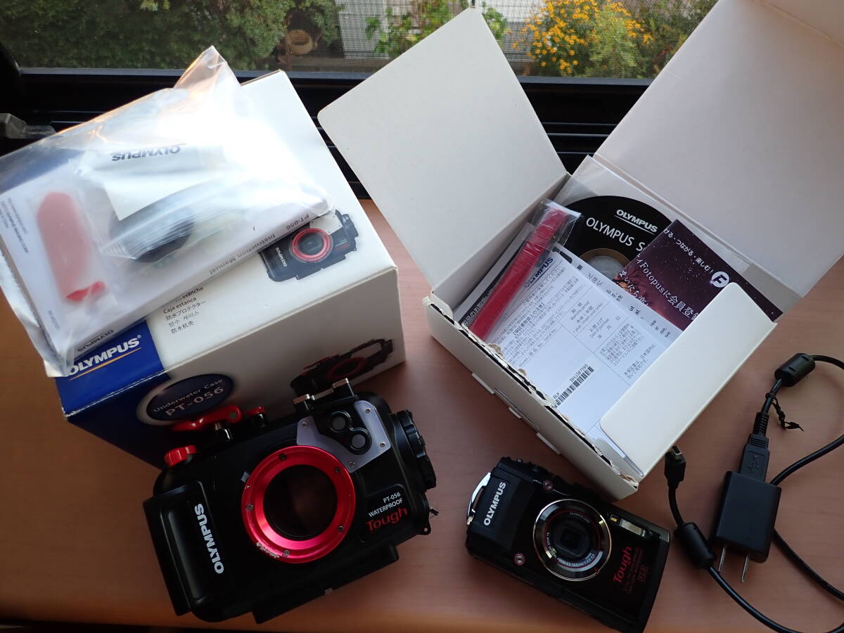 オリンパス OLYMPUS 水中カメラセット デジタルカメラ Tough TG + 水中ハウジング ダイビング 水中撮影