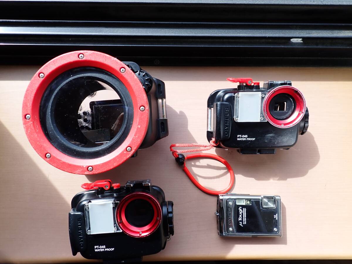 オリンパス ハウジング 防水プロテクター まとめ 動作未確認 　ダイビング　水中撮影機材