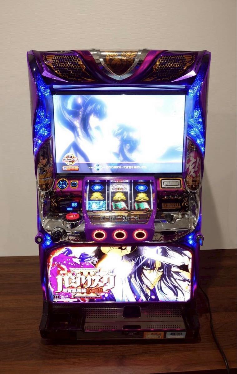 現地引取歓迎!!【中古】ELECO バジリスク 甲賀忍法帖 エレコ スロット機 パチスロ実機 通電確認済み DM0206M