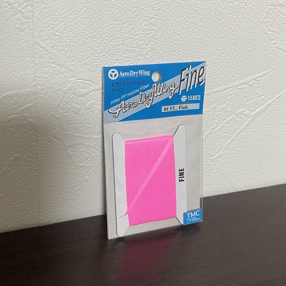 ティムコ 　TIEMCO エアロドライウィング　ファイン　ピンク　 FL pink #04 TMC　フライ　タイイング　フィッシング　fly マテリアル